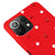 Xiaomi Mi 11 Lite Daisy Cherry Telefon Kılıfı - Renkli Silikon - Kırmızı