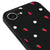 iPhone 17e Daisy Strawberry Telefon Kılıfı - Renkli Silikon - Siyah