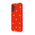 Samsung A33 Daisy Strawberry Telefon Kılıfı - Renkli Silikon - Kırmızı