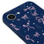 iPhone 17e Ribbon Stars Telefon Kılıfı - Renkli Silikon - Lacivert