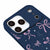 iPhone 17 Pro Max Ribbon Stars Telefon Kılıfı - Renkli Silikon - Lacivert