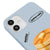 iPhone 12 Mini Little Sweet Telefon Kılıfı - Renkli Silikon - Mavi