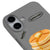 iPhone 16 Little Sweet Telefon Kılıfı - Renkli Silikon - Gri