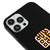 iPhone 12 Pro Max Waffle Hashtag Telefon Kılıfı - Renkli Silikon - Siyah