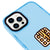 iPhone 13 Pro Max Waffle Hashtag Telefon Kılıfı - Artycase - Azure
