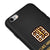 iPhone 6 Waffle Hashtag Telefon Kılıfı - Renkli Silikon - Siyah