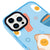 iPhone 12 Pro Max Sandwich Egg Telefon Kılıfı - Artycase - Azure