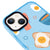 iPhone 14 Plus Sandwich Egg Telefon Kılıfı - Artycase - Azure