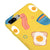 iPhone 8 Plus Sandwich Egg Telefon Kılıfı - Renkli Silikon - Sarı