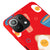 Xiaomi Mi 11 Lite Sandwich Egg Telefon Kılıfı - Renkli Silikon - Kırmızı