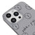 iPhone 15 Pro Max Poker Face Telefon Kılıfı - Renkli Silikon - Gri