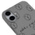 iPhone 17 Poker Face Telefon Kılıfı - Renkli Silikon - Gri