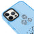 iPhone 12 Pro Party Skeleton Telefon Kılıfı - Artycase - Azure