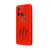 Xiaomi Redmi 12C Party Skeleton Telefon Kılıfı - Renkli Silikon - Kırmızı