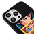 iPhone 14 Pro Max Cartoon Girls Telefon Kılıfı - Renkli Silikon - Siyah