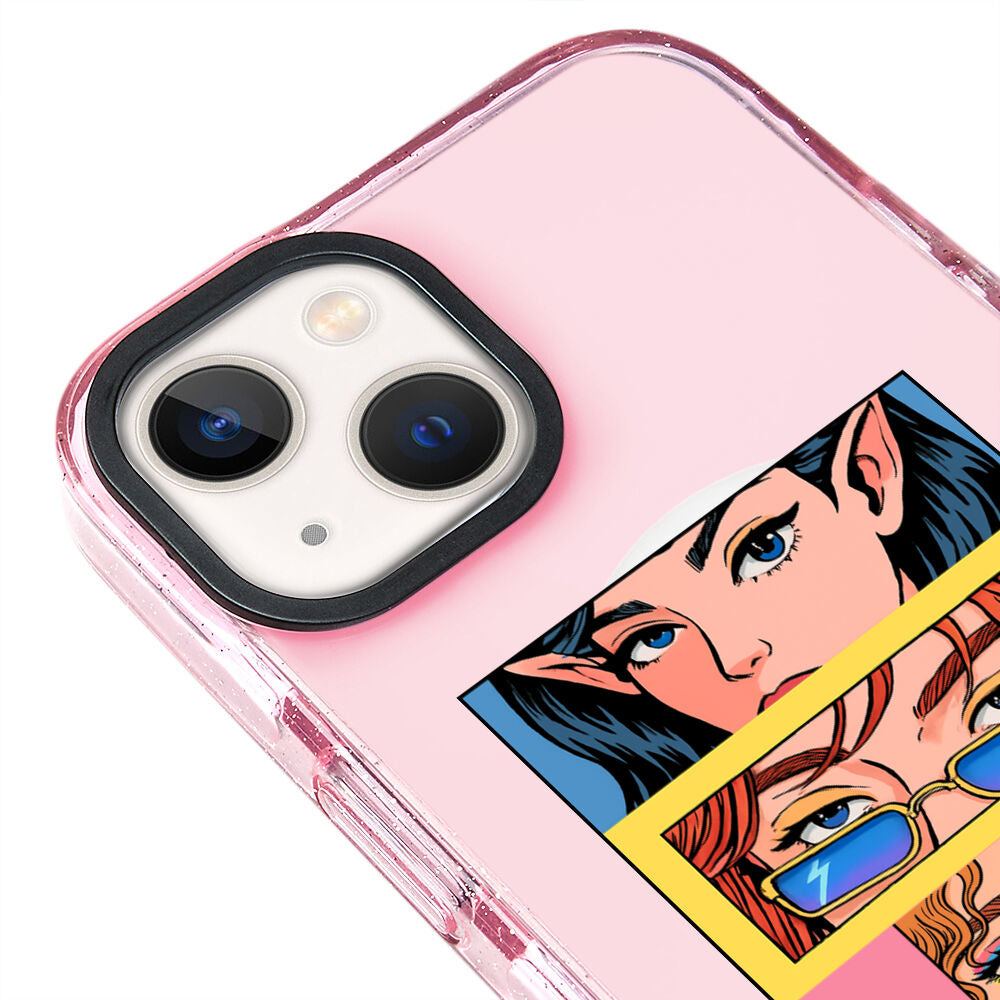 MagsafeliArtycaseSimliPembe