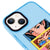 iPhone 15 Plus Cartoon Girls Telefon Kılıfı - Artycase - Azure