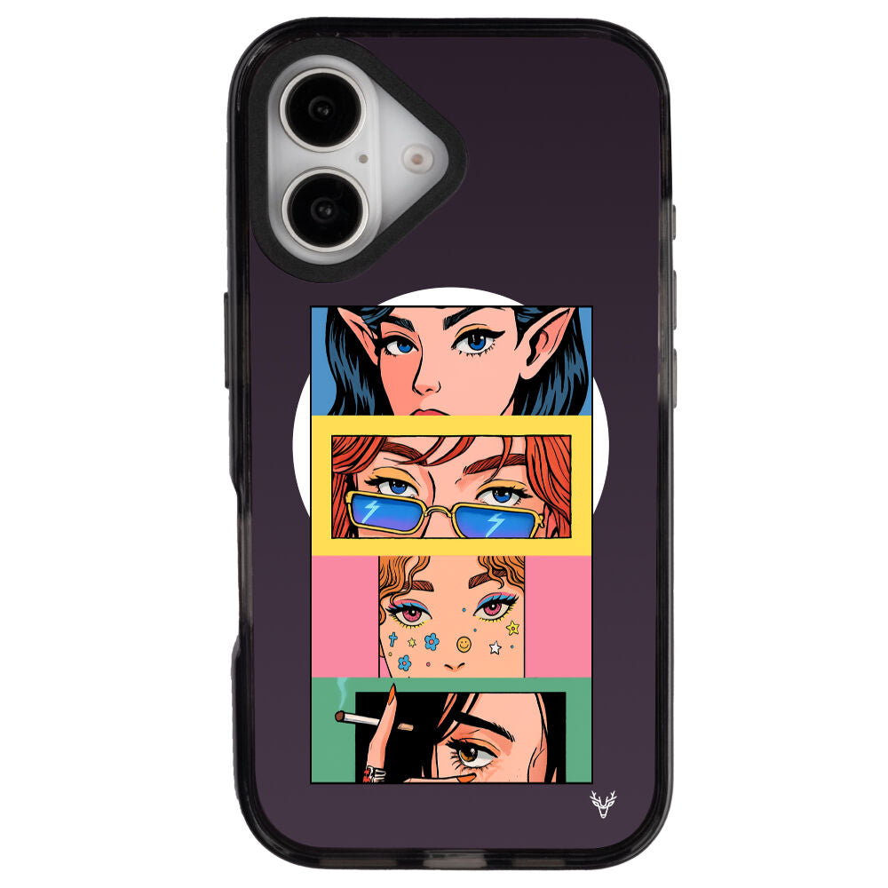 MagsafeliArtycaseCoolBlack