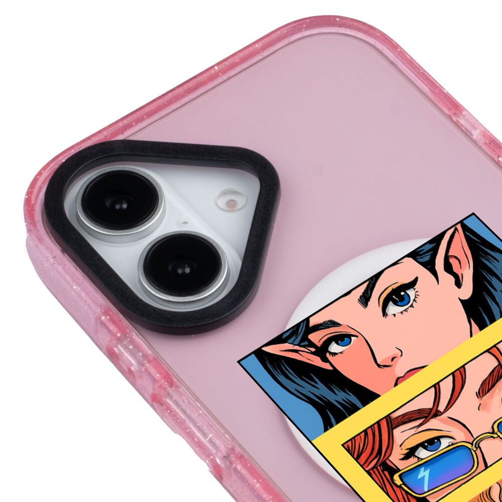 MagsafeliArtycaseSimliPembe
