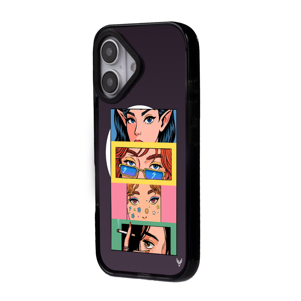 MagsafeliArtycaseCoolBlack
