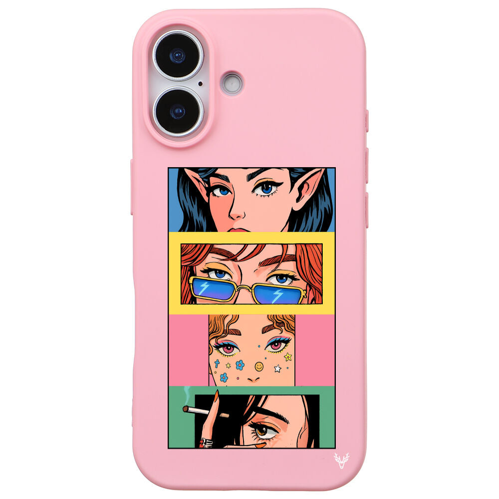 RenkliSilikonPembe