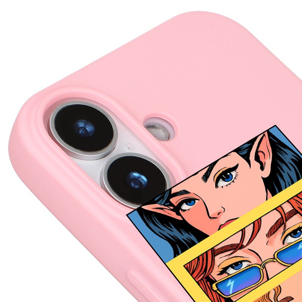RenkliSilikonPembe
