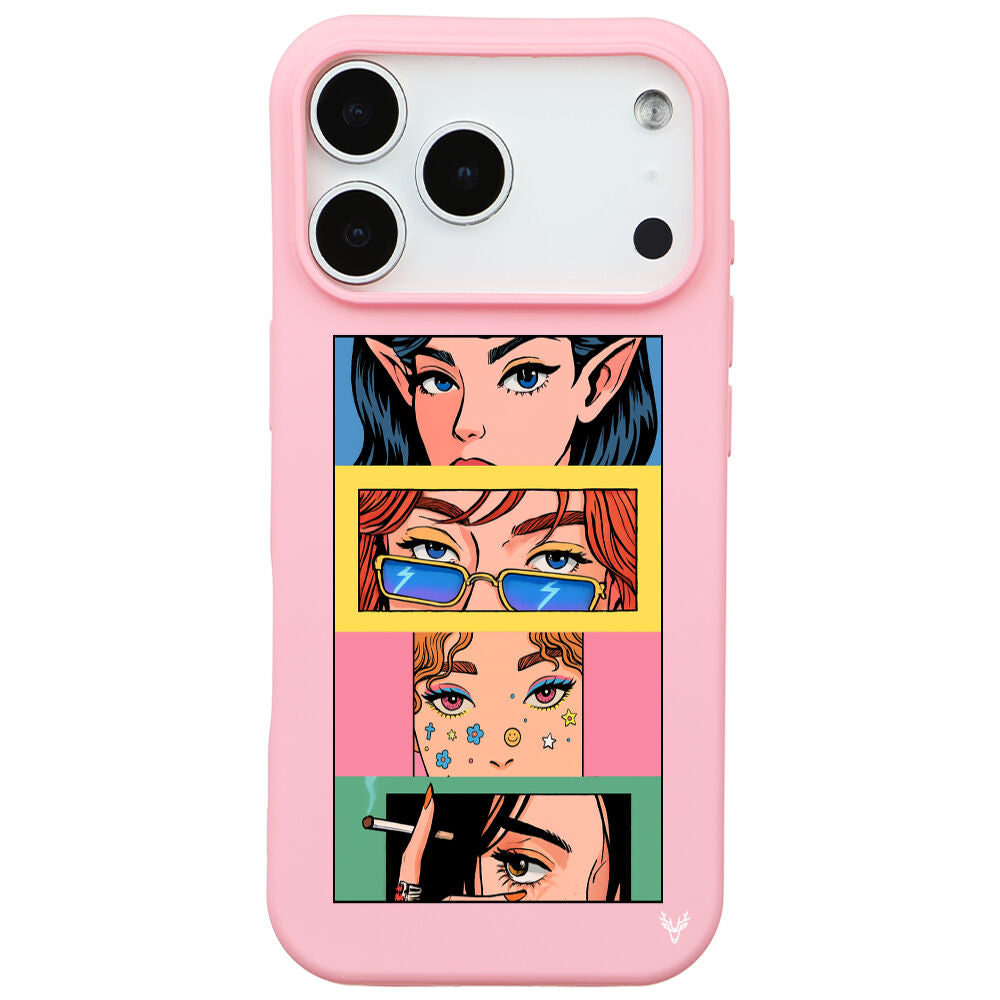 RenkliSilikonPembe