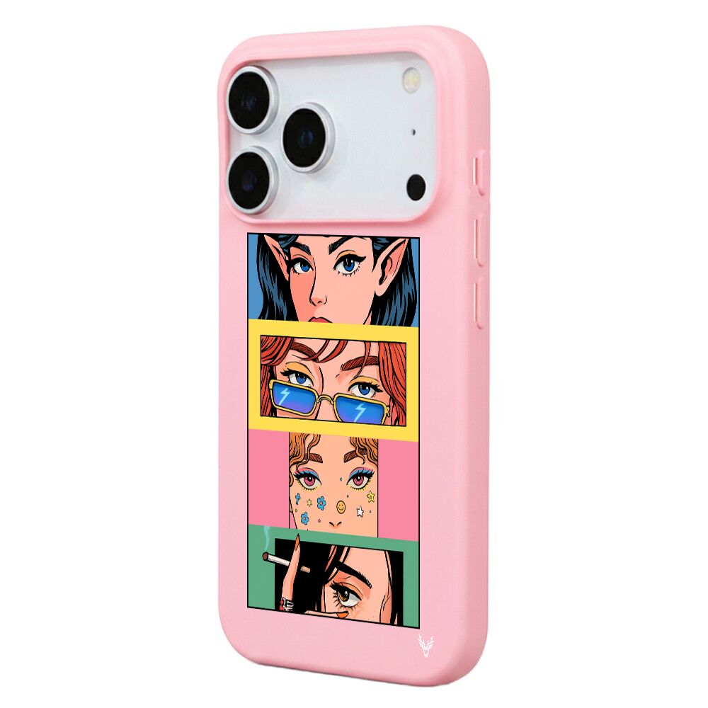 RenkliSilikonPembe