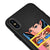 iPhone X Cartoon Girls Telefon Kılıfı - Renkli Silikon - Siyah