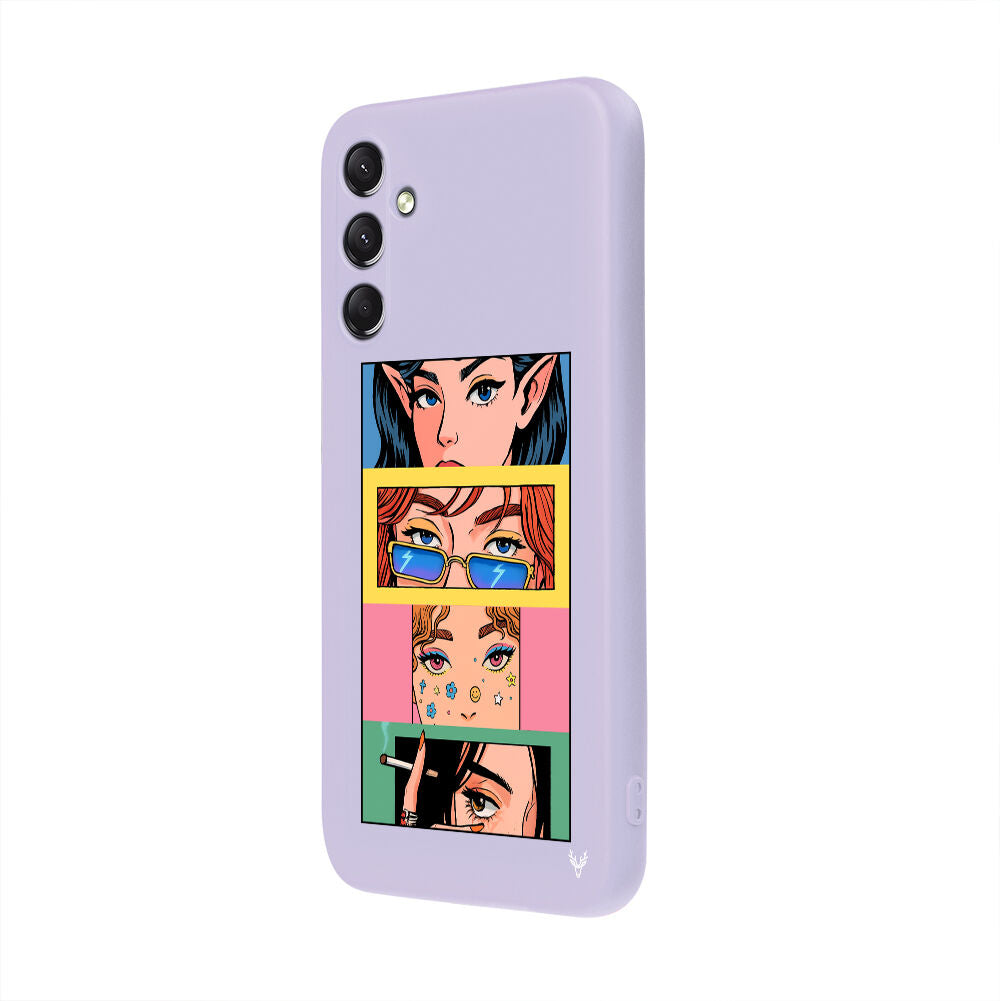 RenkliSilikonLila