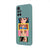 Xiaomi Redmi 10 Cartoon Girls Telefon Kılıfı - Renkli Silikon - Haki