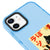 iPhone 12 Black Cat Smile Telefon Kılıfı - Artycase - Azure