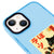 iPhone 14 Black Cat Smile Telefon Kılıfı - Artycase - Azure