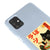 Samsung M51 Black Cat Smile Telefon Kılıfı - Renkli Silikon - Mavi