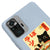 Samsung Note 10 Pro Black Cat Smile Telefon Kılıfı - Renkli Silikon - Mavi