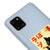 Samsung Note 10 Lite Black Cat Smile Telefon Kılıfı - Renkli Silikon - Mavi