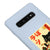 Samsung S10 Plus Black Cat Smile Telefon Kılıfı - Renkli Silikon - Mavi