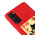 Samsung S20 Black Cat Smile Telefon Kılıfı - Renkli Silikon - Kırmızı