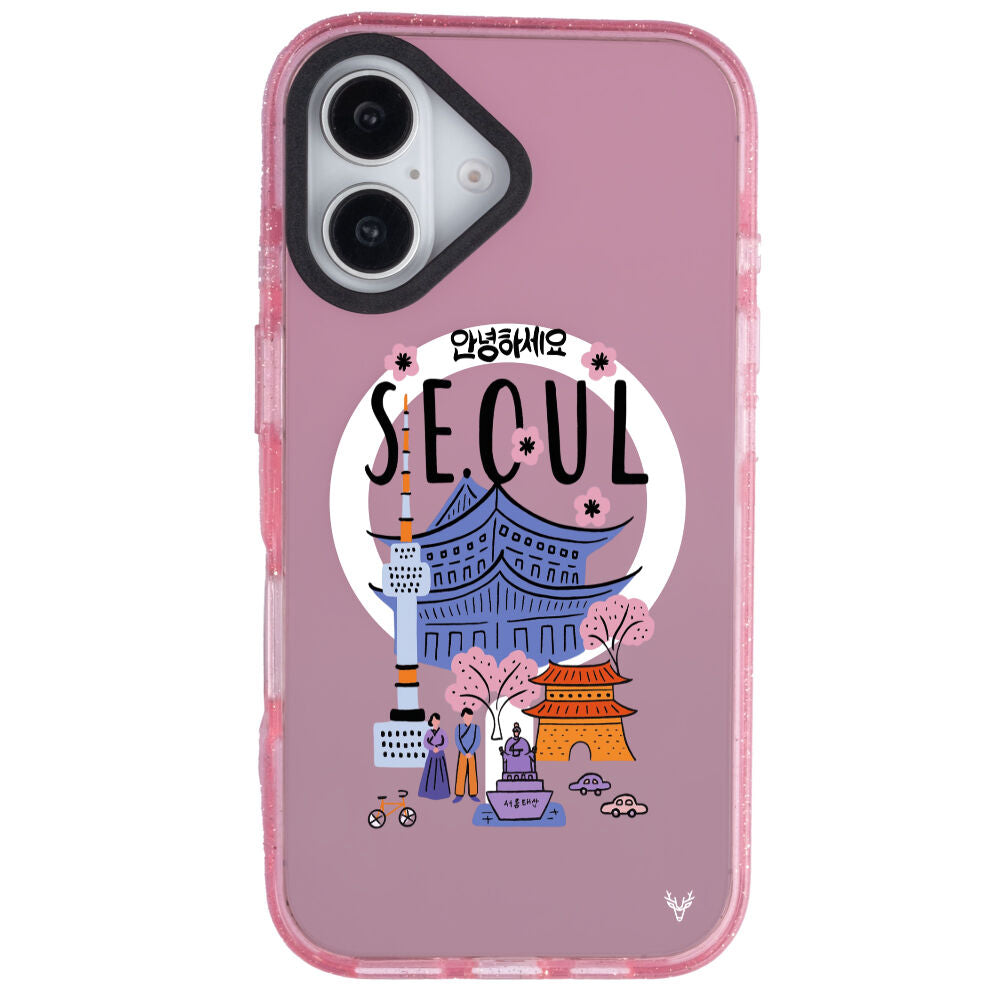 MagsafeliArtycaseSimliPembe