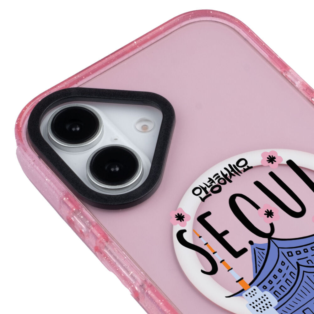 MagsafeliArtycaseSimliPembe