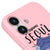 iPhone 17 Seoul Telefon Kılıfı - Renkli Silikon - Pembe