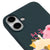 iPhone 16 Cat Sleeping Telefon Kılıfı - Renkli Silikon - Haki