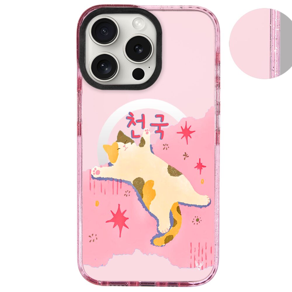 MagsafeliArtycaseSimliPembe