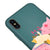 iPhone X Cat Sleeping Telefon Kılıfı - Renkli Silikon - Haki
