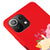 Xiaomi Mi 11 Lite Cat Sleeping Telefon Kılıfı - Renkli Silikon - Kırmızı