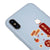 iPhone X Good Luck Money Telefon Kılıfı - Renkli Silikon - Mavi