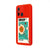 Xiaomi Redmi 12C Kimchi Telefon Kılıfı - Renkli Silikon - Kırmızı