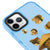 iPhone 11 Pro Gimbap Cat Telefon Kılıfı - Artycase - Azure