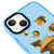 iPhone 15 Gimbap Cat Telefon Kılıfı - Artycase - Azure