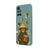 Xiaomi Redmi 10 Gimbap Cat Telefon Kılıfı - Renkli Silikon - Haki